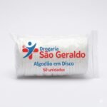 Algodão em Disco Drogaria São Geraldo 50 unidades