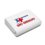 Toalha de Rosto Drogaria São Geraldo 100% Algodão Branca