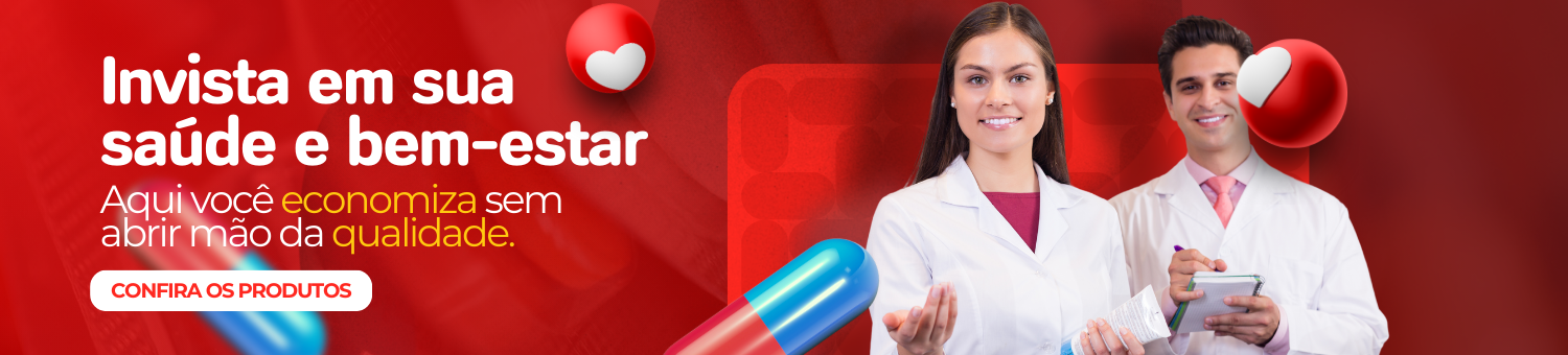 Banner Mercado Shops Cuidado E Conveniencia Farmacia E Drogaria Moderno Azul Vermelho E Branco 1200 x 340